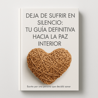 Deja de sufrir en silencio: Guía definitiva para alcanzar la paz interior y el bienestar emocional - Deja de sufrir en silencio